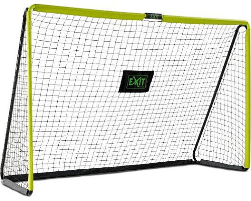 Ворота футбольні EXIT Tempo 300 х 200 см, чорно-зелені