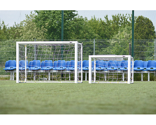 Ворота футбольні Yakimasport 100673 120 x 80 см, білі