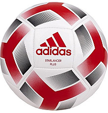 М'яч футбольний Adidas Starlancer Plus IA0969 розмір 4, біло-червоний