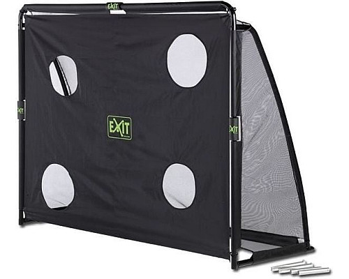 Ворота футбольні EXIT Coppa 220 х 170 см, чорні