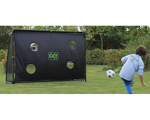 Ворота футбольні EXIT Coppa 220 х 170 см, чорні