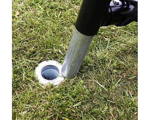 Ворота футбольні EXIT Coppa 220 х 170 см, чорні