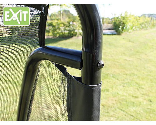 Ворота футбольні EXIT Coppa 220 х 170 см, чорні