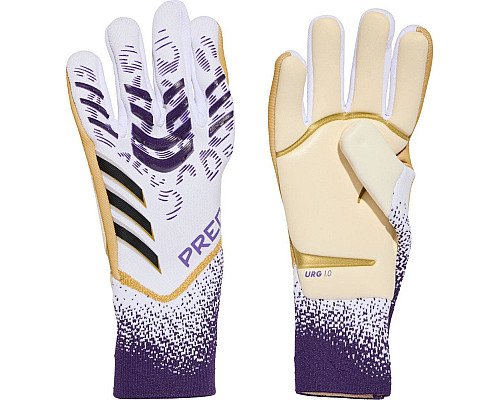 Рукавички воротарські Adidas Predator GL Pro JZ5787 р. 11, біло-фіолетові