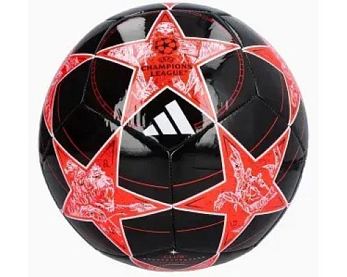 М'яч футбольний Adidas UCL Club  розмір 5, чорно-червоий