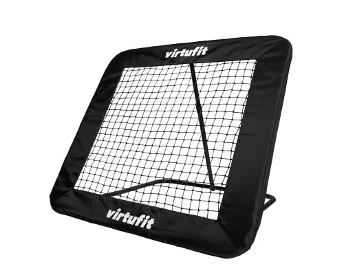Сітка тренувальна для футболу VIRTUFIT REBOUNDER PRO KICKBACK 84 х 84 см, чорна