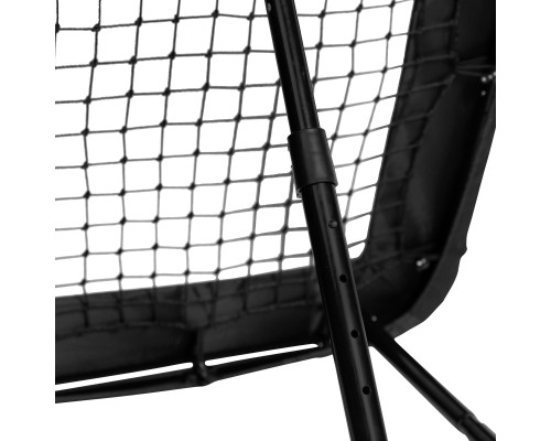 Сітка тренувальна для футболу VIRTUFIT REBOUNDER PRO KICKBACK 84 х 84 см, чорна