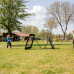 Сітка тренувальна для футболу VIRTUFIT REBOUNDER PRO KICKBACK 84 х 84 см, чорна