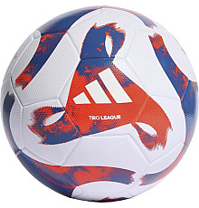 М'яч футбольний Adidas Tiro League TSBE HT2422 розмір 5, біло-синій
