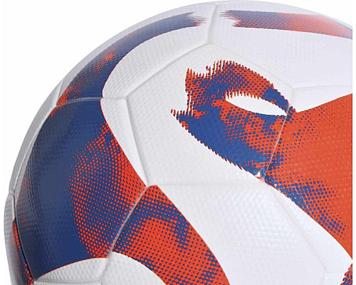 М'яч футбольний Adidas Tiro League TSBE HT2422 розмір 5, біло-синій