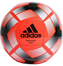 М'яч футбольний Adidas Starlancer Plus HT2464 розмір 3, червоно-чорний