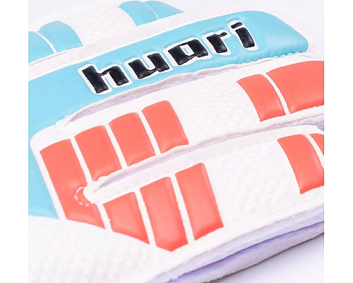 Рукавички воротарські Huari HIGINO JR р.6, біло-помаранчеві