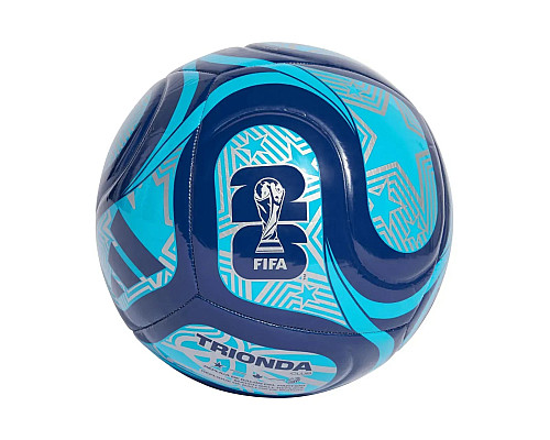 М'яч футбольний Adidas World Cup 26 Trionda Club розмір 5, синій