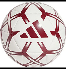 Футбольний м'яч Adidas Starlancer Club розмір 5, біло-червоний