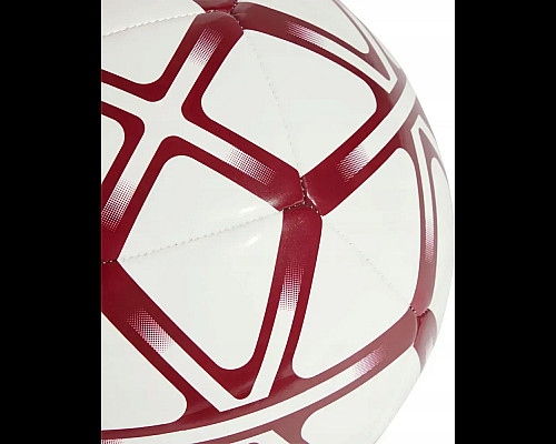Футбольний м'яч Adidas Starlancer Club розмір 5, біло-червоний