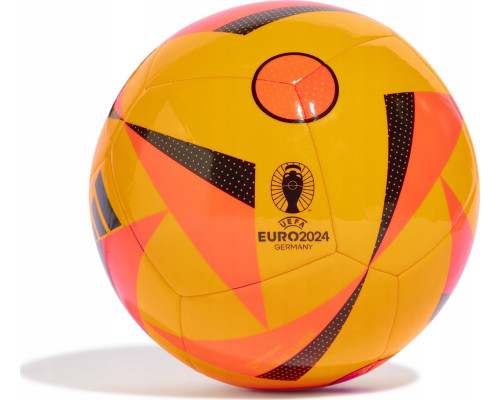 М'яч футбольний Adidas Euro24 Club Fussballliebe IP1615 розмір 3, помаранчевий М'яч футбольний Adidas Euro24 Club Fussballliebe IP1615 розмір 3, помаранчевий