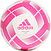 М'яч футбольний Adidas Starlancer Club IB7719 розмір 5, біло-рожевий