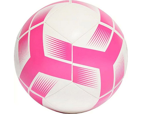 М'яч футбольний Adidas Starlancer Club IB7719 розмір 5, біло-рожевий