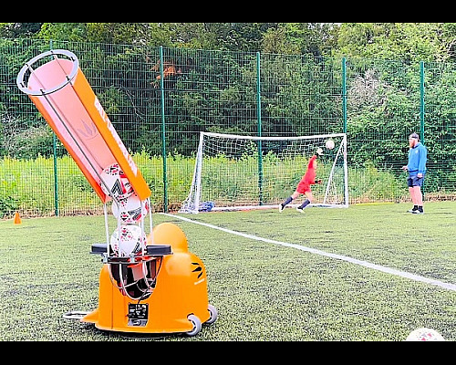 Тренажер для метання м'ячів LAUNCHER BALL TRAINER BOOSTER WITH FEEDER, помаранчевий