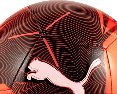 М'яч футбольний Puma Big Cat ball розмір 4, чорно-червоний