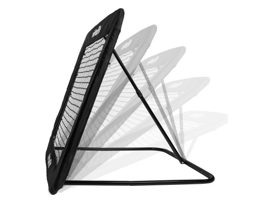 Сітка тренувальна для футболу VIRTUFIT REBOUNDER PRO KICKBACK 124 х 124 см, чорна