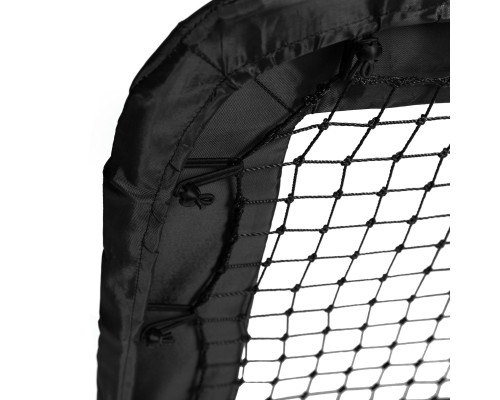 Сітка тренувальна для футболу VIRTUFIT REBOUNDER PRO KICKBACK 124 х 124 см, чорна