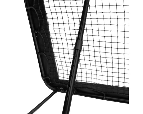 Сітка тренувальна для футболу VIRTUFIT REBOUNDER PRO KICKBACK 124 х 124 см, чорна