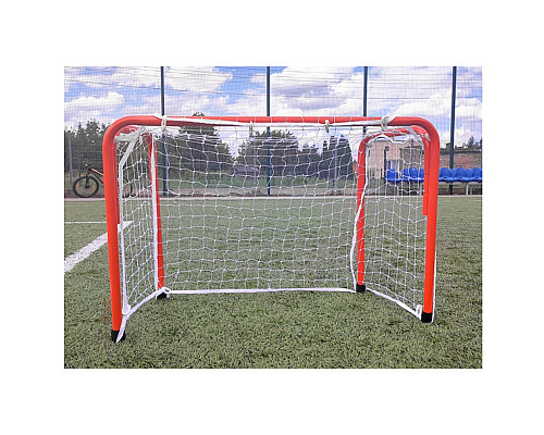 Ворота футбольні Yakimasport 90 х 60 х 40 см, помаранчево-білі