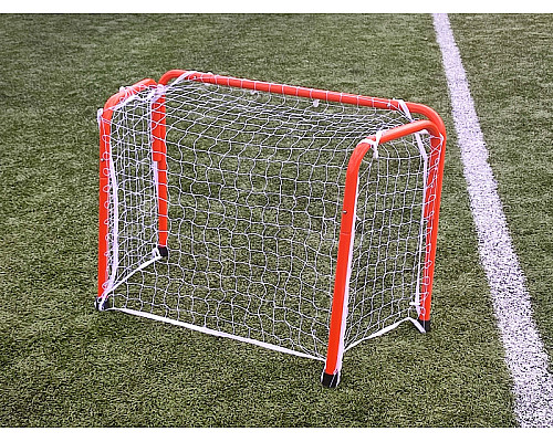 Ворота футбольні Yakimasport 90 х 60 х 40 см, помаранчево-білі