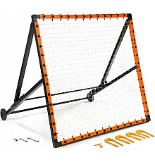 Сітка тренувальна для футболу Yakimasport Rebounder PRO 120 х 120 см, помаранчево-чорний