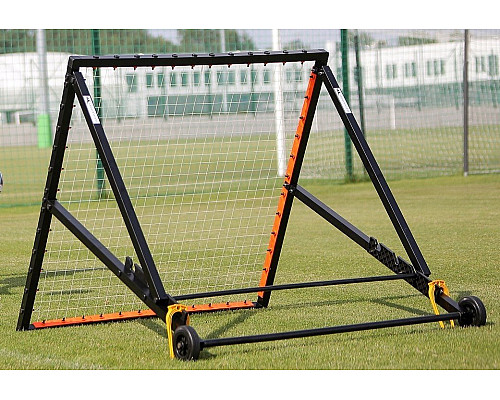 Сітка тренувальна для футболу Yakimasport Rebounder PRO 120 х 120 см, помаранчево-чорний