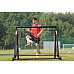 Сітка тренувальна для футболу Yakimasport Rebounder PRO 120 х 120 см, помаранчево-чорний
