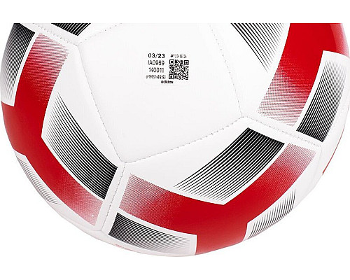 М'яч футбольний Adidas Starlancer Plus IA0969 розмір 5, біло-червоний