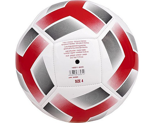 М'яч футбольний Adidas Starlancer Plus IA0969 розмір 5, біло-червоний