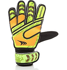 Рукавички воротарські Yakimasport Goal Blocker р.6, жовто-помаранчеві