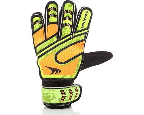 Рукавички воротарські Yakimasport Goal Blocker р.6, жовто-помаранчеві