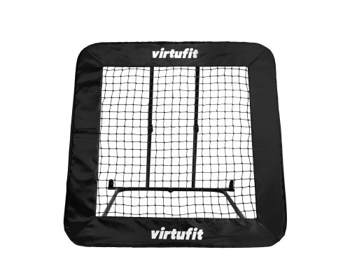 Сітка тренувальна для футболу VIRTUFIT REBOUNDER PRO KICKBACK 164 х 164 см, чорна