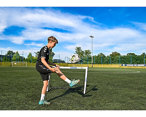 Ворота футбольні Yakimasport Flex 120 х 80 см, білі