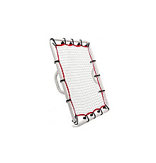 Сітка тренувальна для футболу Yakimasport Rebounder 80 x 80 см, біло-червона