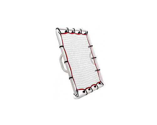 Сітка тренувальна для футболу Yakimasport Rebounder 80 x 80 см, біло-червона