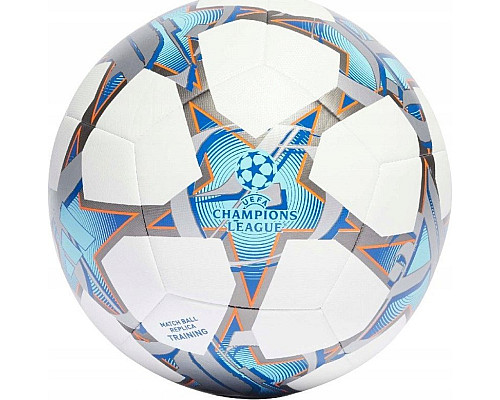 М'яч футбольний Adidas Finale Training IA0952 розмір 5, біло-синій
