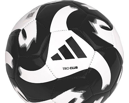 М'яч футбольний Adidas Tiro Club HT2430 розмір 3, чорно-білий