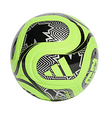 М'яч футбольний Adidas World Cup 26 Trionda Club розмір 5, чорно-зелений