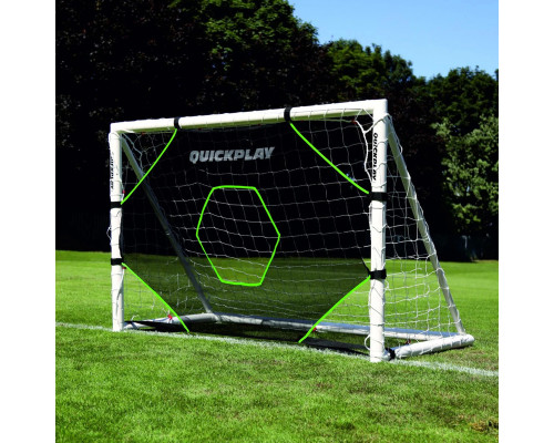 Мішень для футбольних воріт Quickplay Target Net Light 180 х 120 см, чорно-зелена