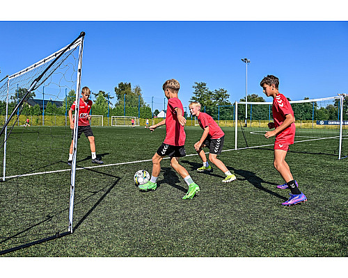 Ворота футбольні Yakimasport Flex 240 х 150 см, білі