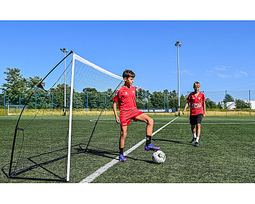 Ворота футбольні Yakimasport Flex 240 х 150 см, білі