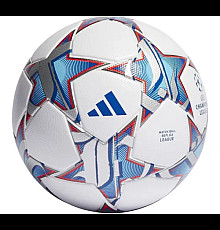 М'яч футбольний Adidas Finale League розмір 4, біло-синій