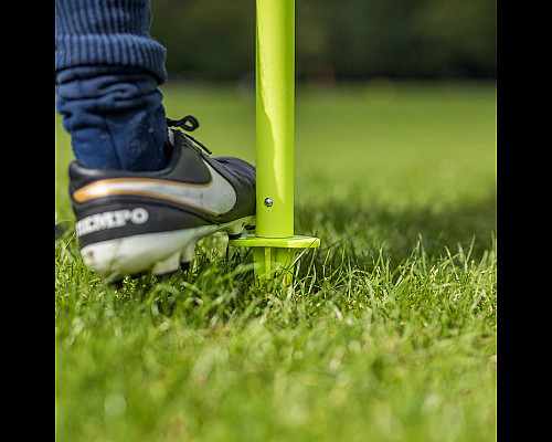 Ворота футбольні QUICKPLAY Kickabout 240 х 150 см, жовті
