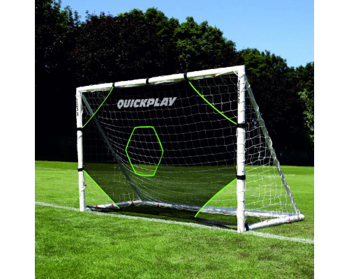 Мішень для футбольних воріт Quickplay Target Net Light 240 х 150 см, чорно-зелена