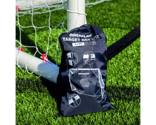 Мішень для футбольних воріт Quickplay Target Net Light 240 х 150 см, чорно-зелена